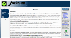 Desktop Screenshot of jacksum.net